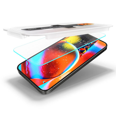 מגן מסך Spigen לאייפון 13 מסדרה GLAS.TR EZ Fit